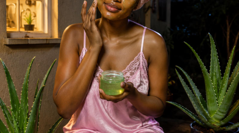 Aloe-vera-night-time-skinc-care-routine