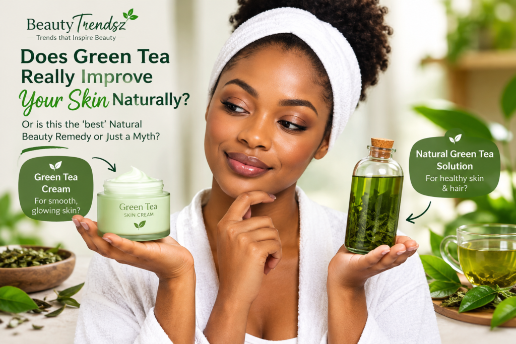 Does green tea really improve your skin naturally or is it a myth