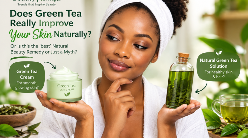 Does green tea really improve your skin naturally or is it a myth